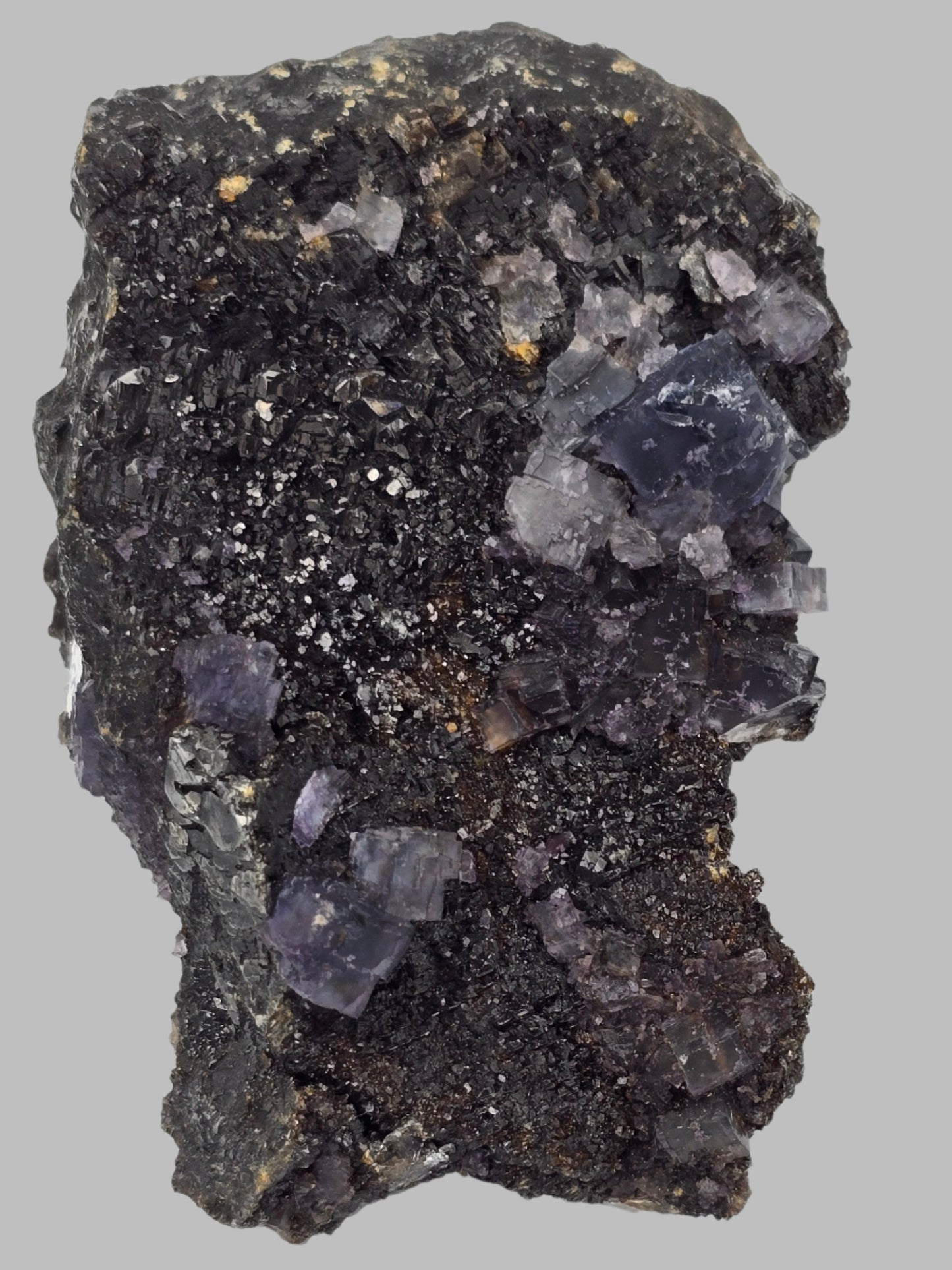 FLUORITE on SPHALERITE