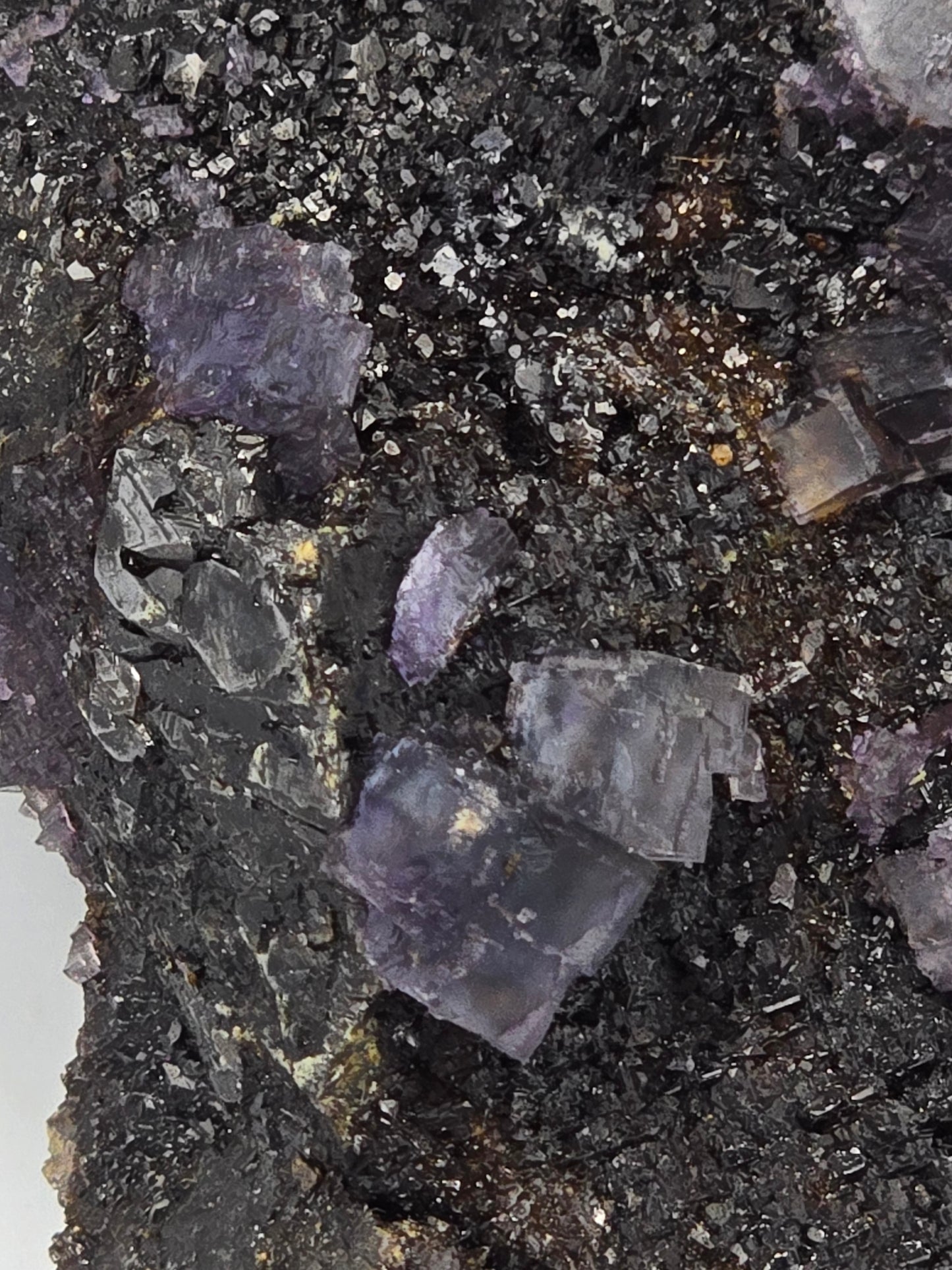 FLUORITE on SPHALERITE