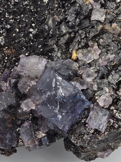 FLUORITE on SPHALERITE