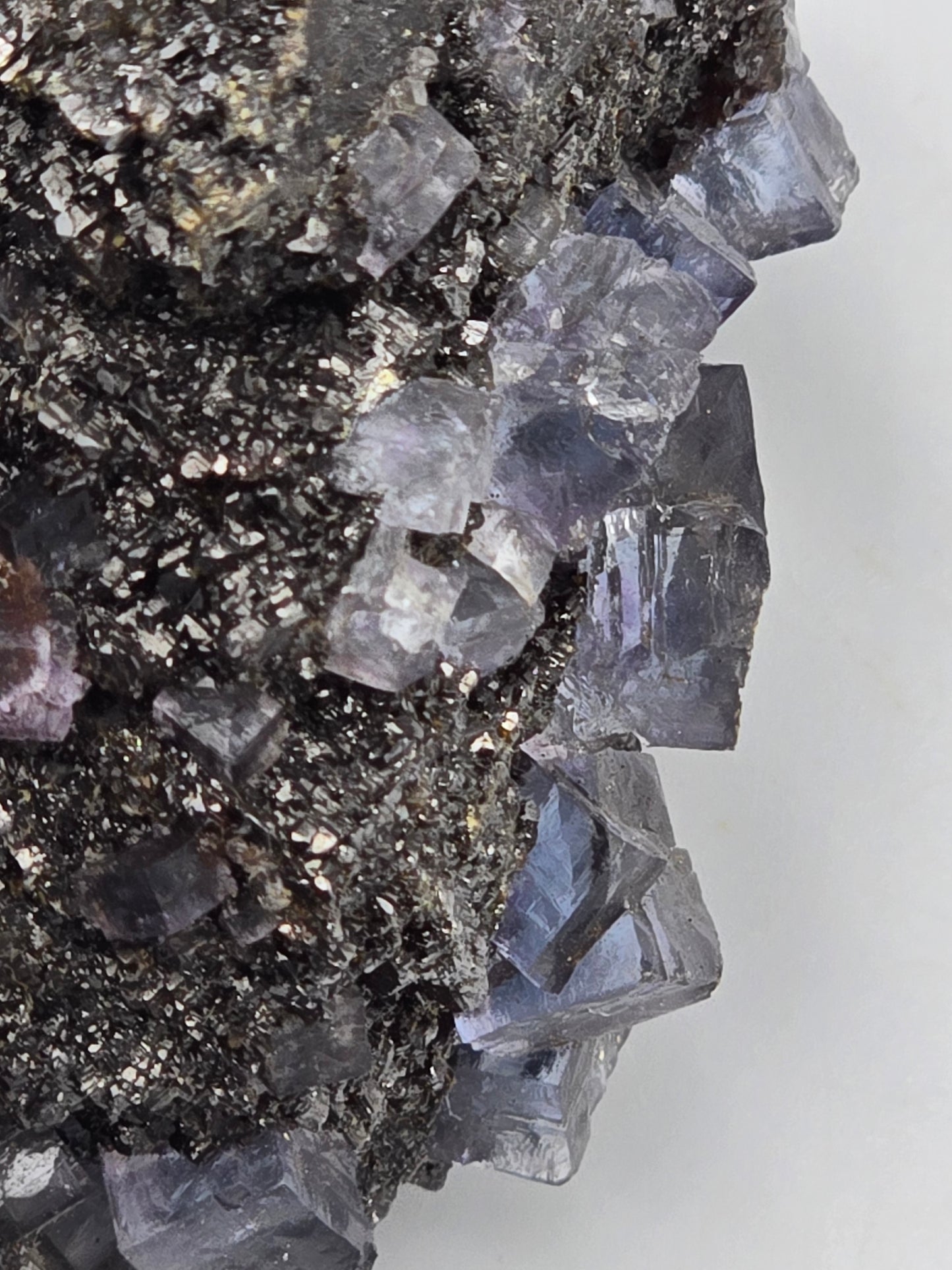 FLUORITE on SPHALERITE