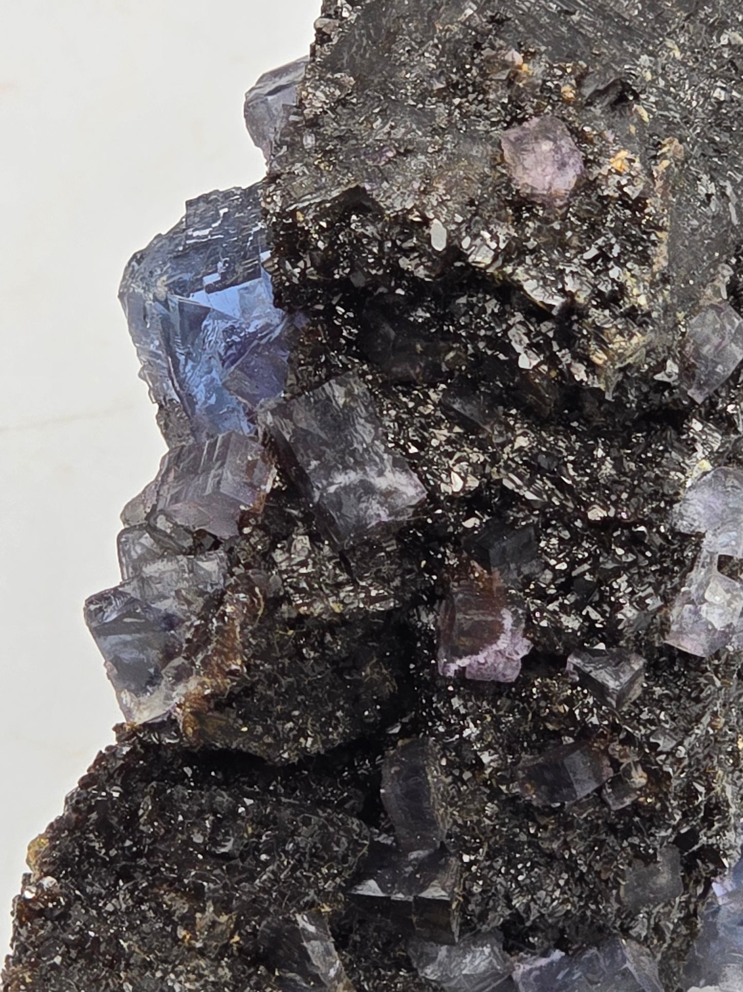 FLUORITE on SPHALERITE