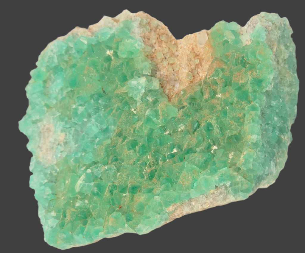 FLUORITE LIGHT GREEN (FLUORINE) RARE  cabinet