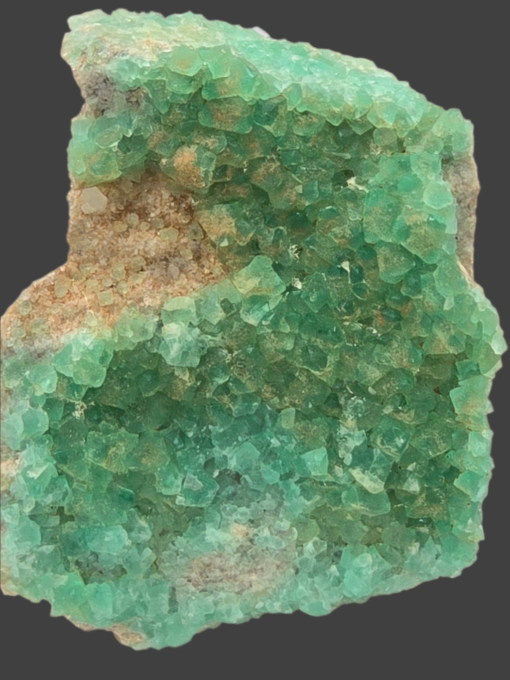 FLUORITE LIGHT GREEN (FLUORINE) RARE  cabinet