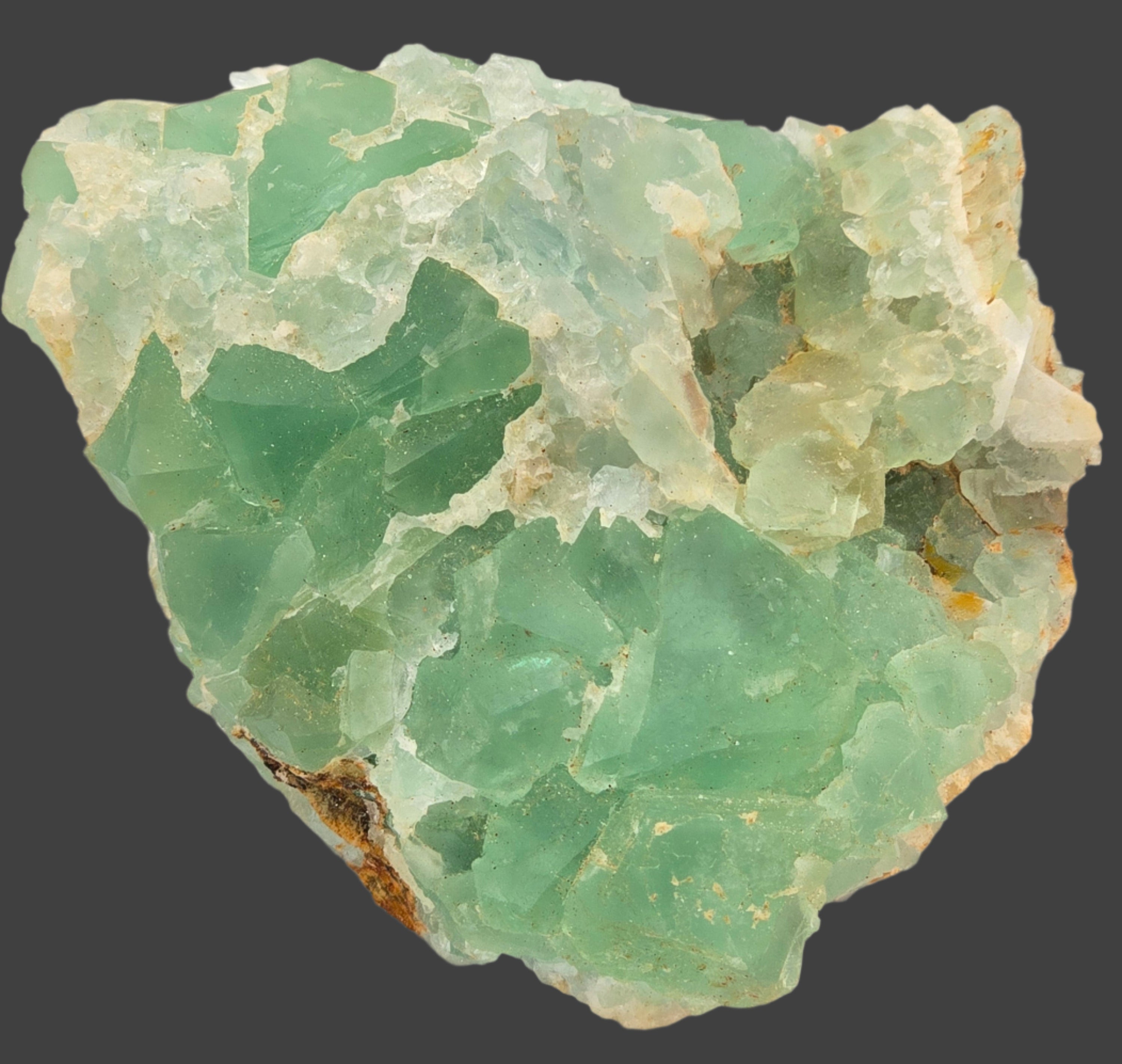 FLUORITE LIGHT GREEN (FLUORINE) RARE cabinet