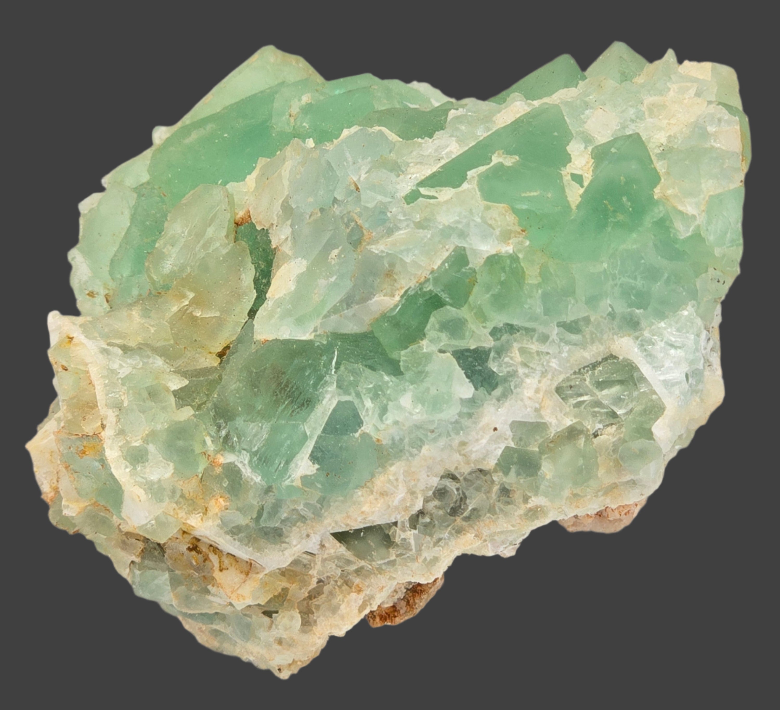 FLUORITE LIGHT GREEN (FLUORINE) RARE cabinet