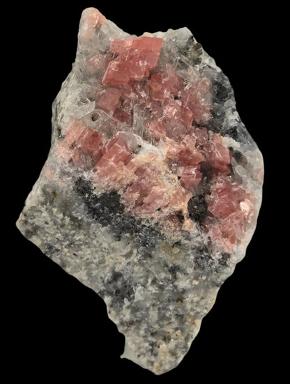 RHODOCHROSITE, QUARTZ and SPHALERITE (orange in LW UV)