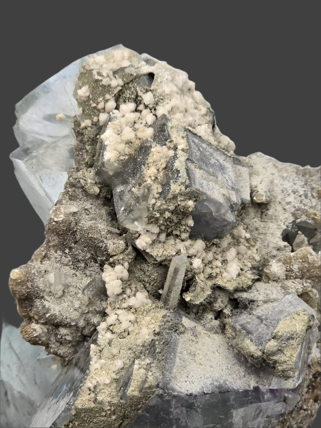 FLUORITE, PYRITE, QUARTZ