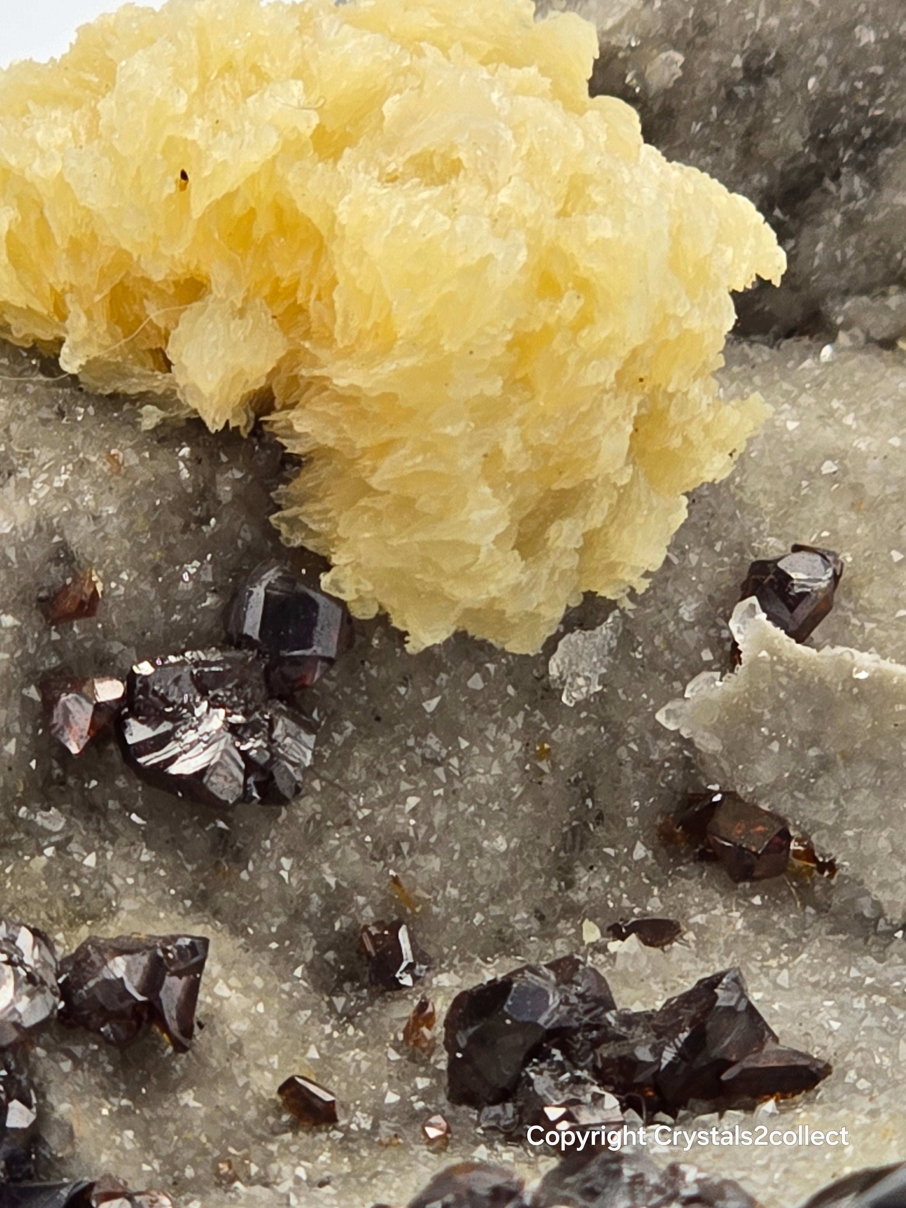 SPHALERITE with BARYTE (large cabinet)