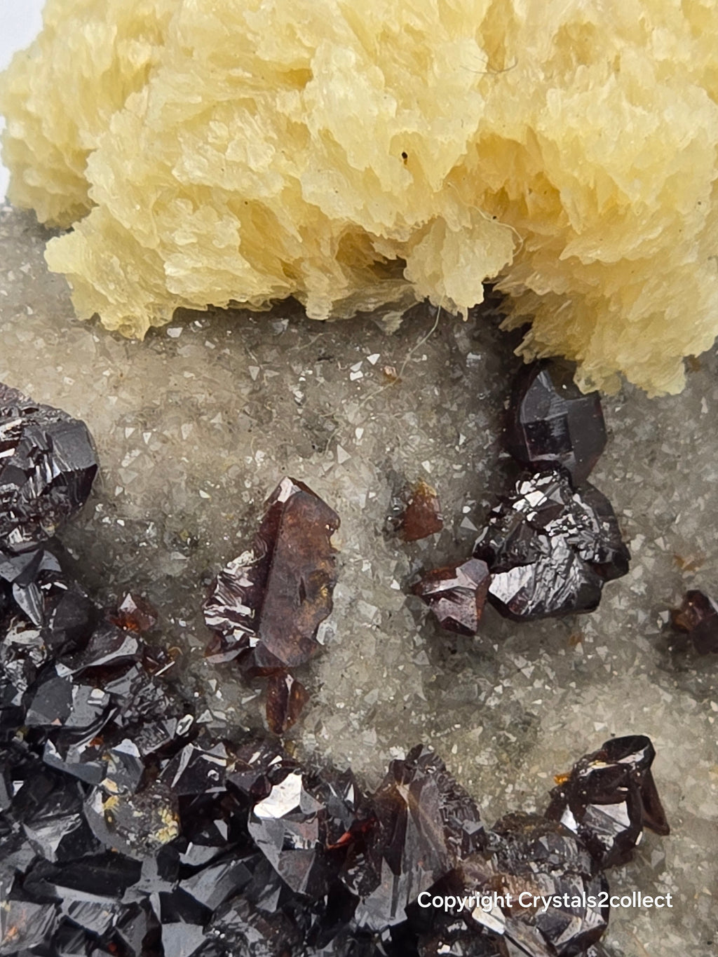 SPHALERITE with BARYTE (large cabinet)