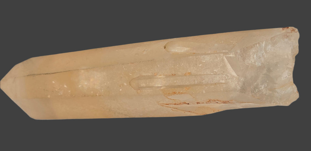 QUARTZ  crystal with HEMATITE  cabinet