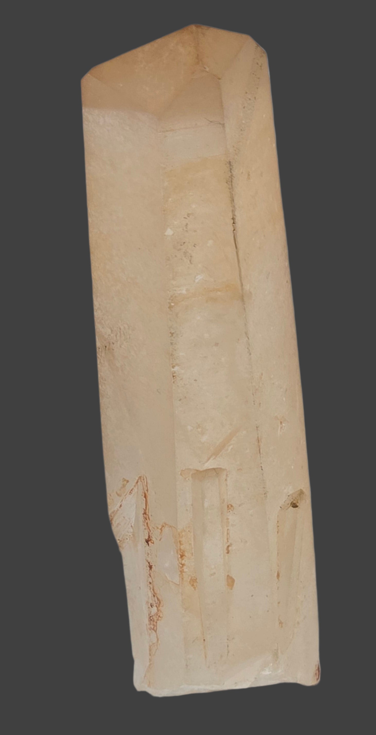 QUARTZ  crystal with HEMATITE  cabinet