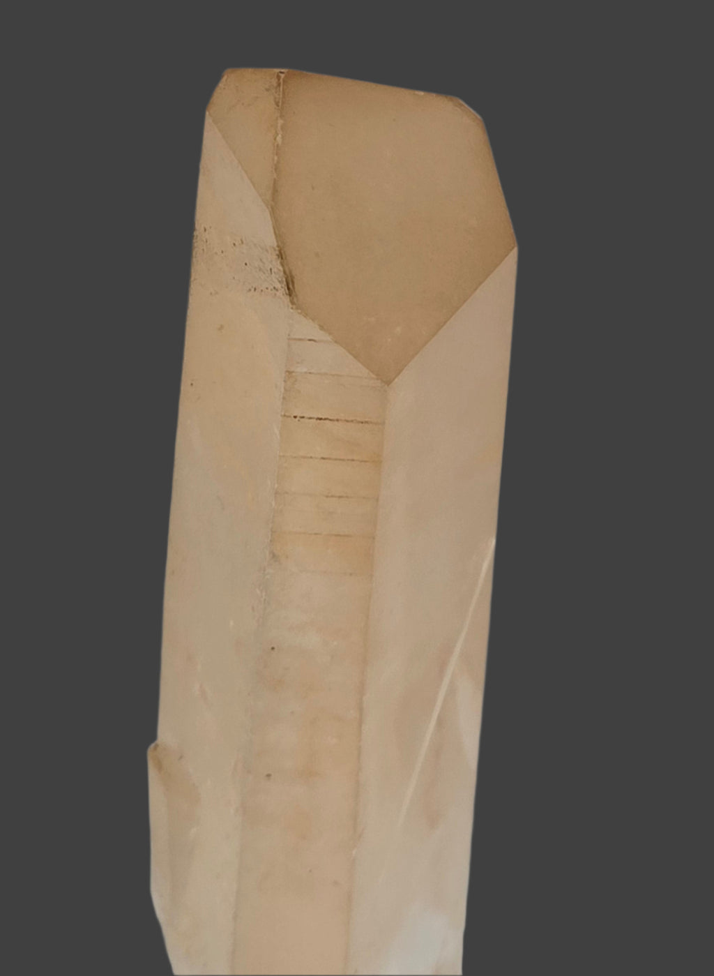 QUARTZ  crystal with HEMATITE  cabinet