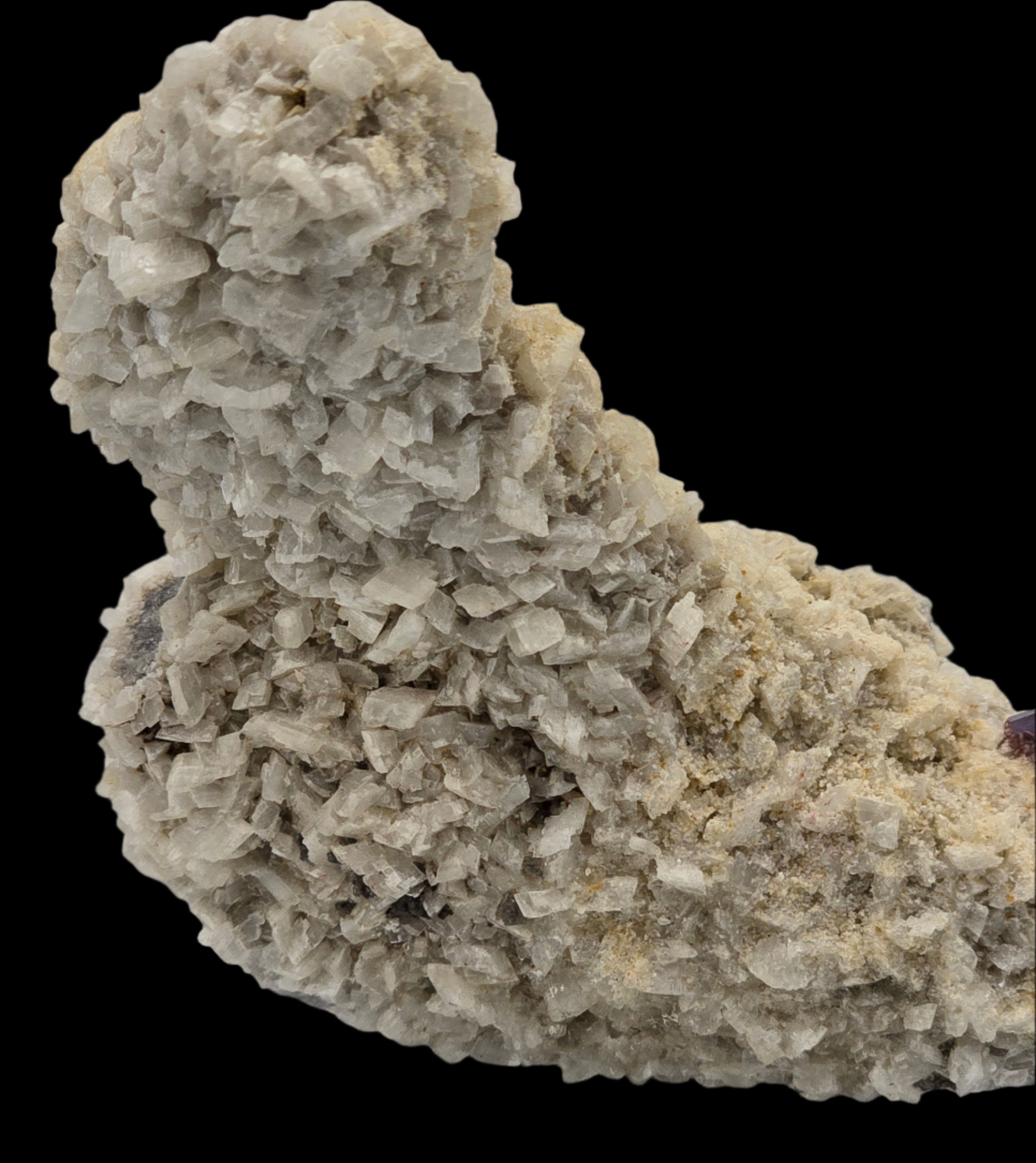 CINNABAR (CINNABARITE or MERCURBLENDE) on CALCITE  SMALL CABINET