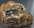 CYANOTRICHITE (LETTSOMITE) with AZURITE, Cap la Garrone in the Var France (small cabinet)
