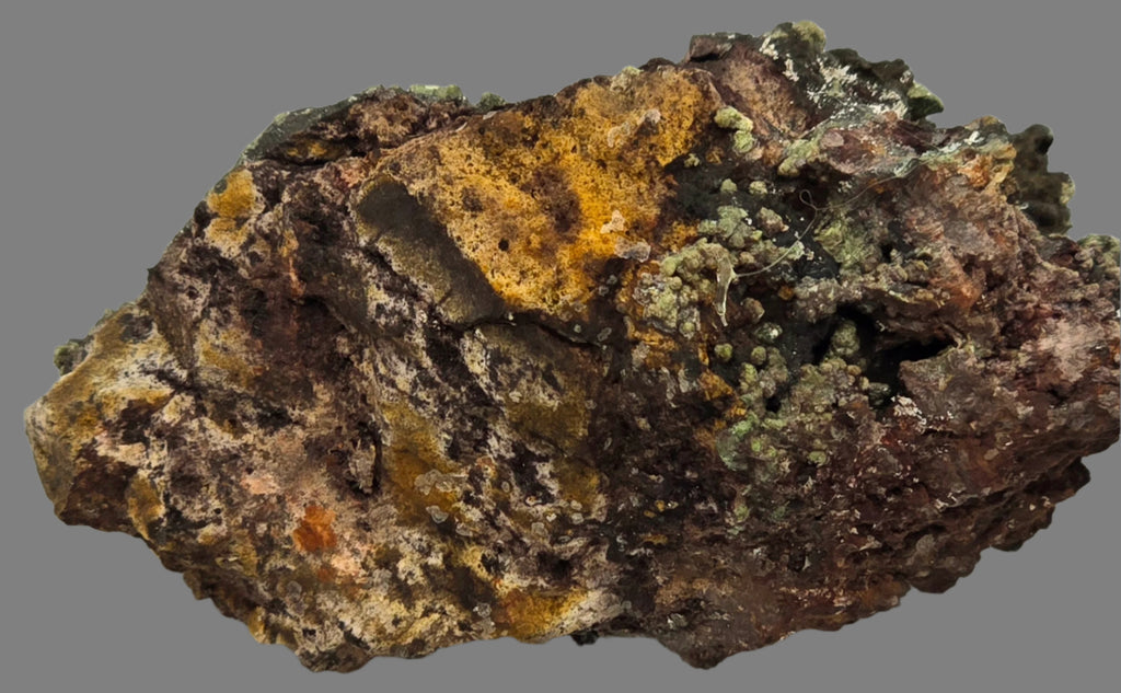 MIMETITE, CORONADITE, DUFTITE (EXTREMELY RARE) (small cabinet)