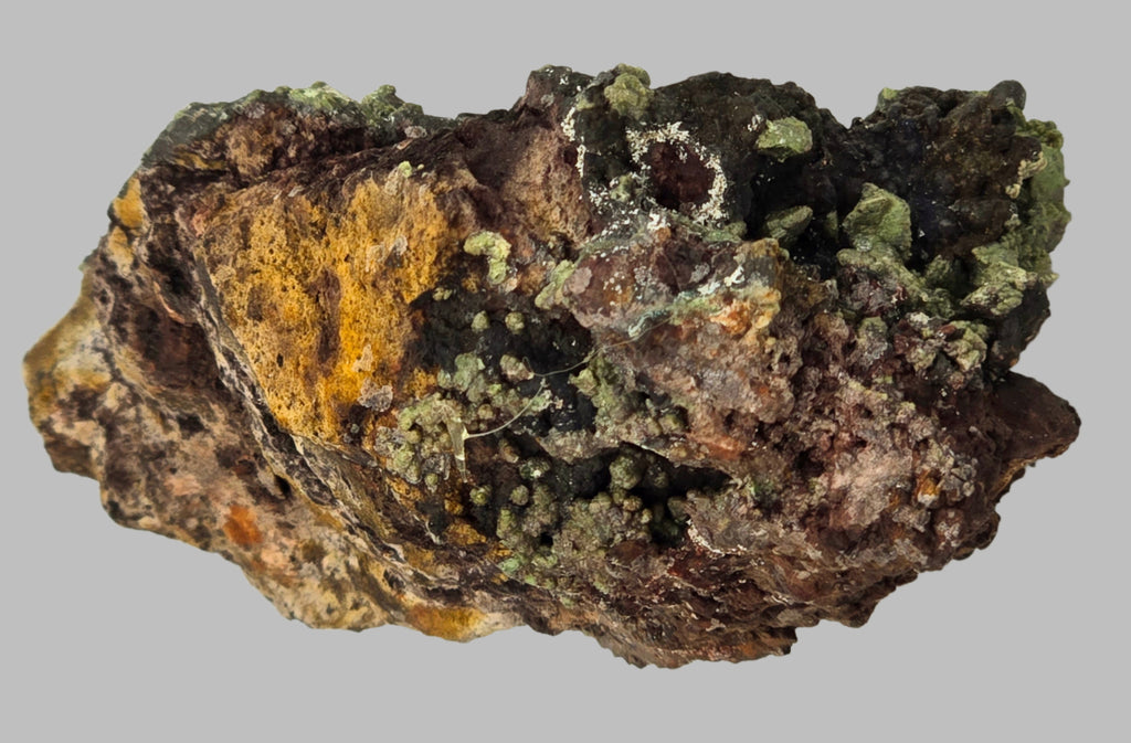 MIMETITE, CORONADITE, DUFTITE (EXTREMELY RARE) (small cabinet)