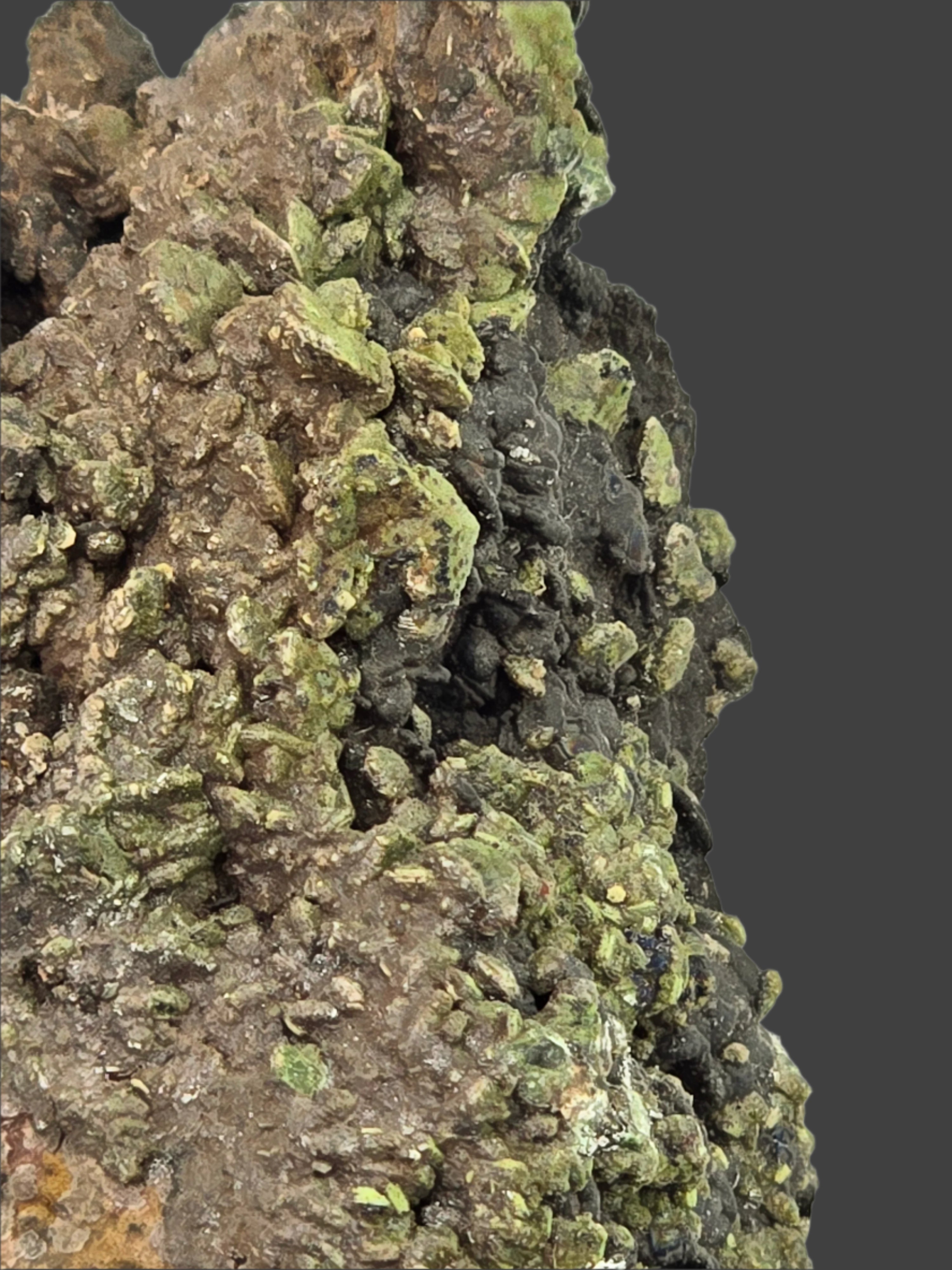 MIMETITE, CORONADITE, DUFTITE (EXTREMELY RARE) (small cabinet)