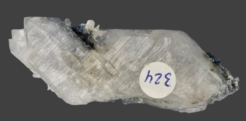 LAZULITE with GORMANITE (EXTREMELY RARE) with QUARTZ and CALCITE small cabinet