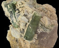 Tourmaline sur quartz, Paprok, district de Kamdesh, Nouristan, Afghanistan