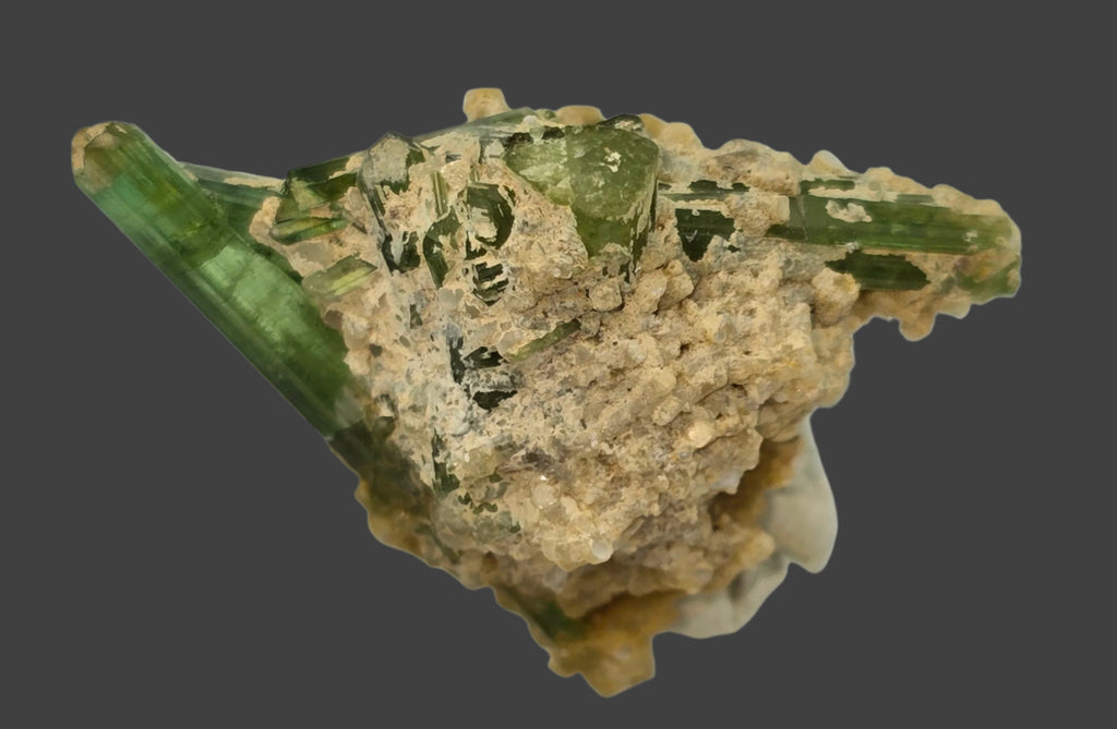 TOURMALINE on QUARTZ miniature