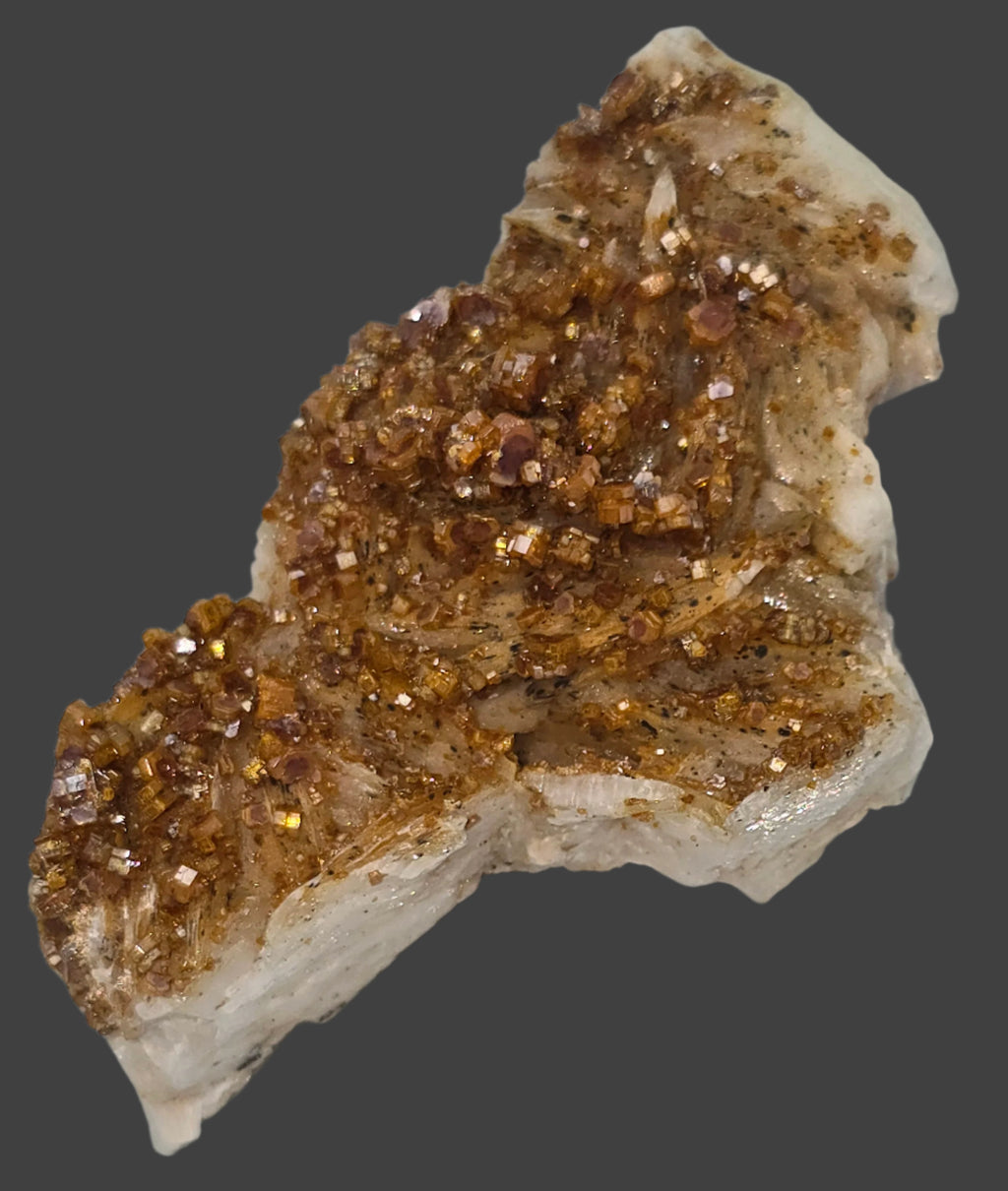 VANADINITE on BARYTE (small cabinet)