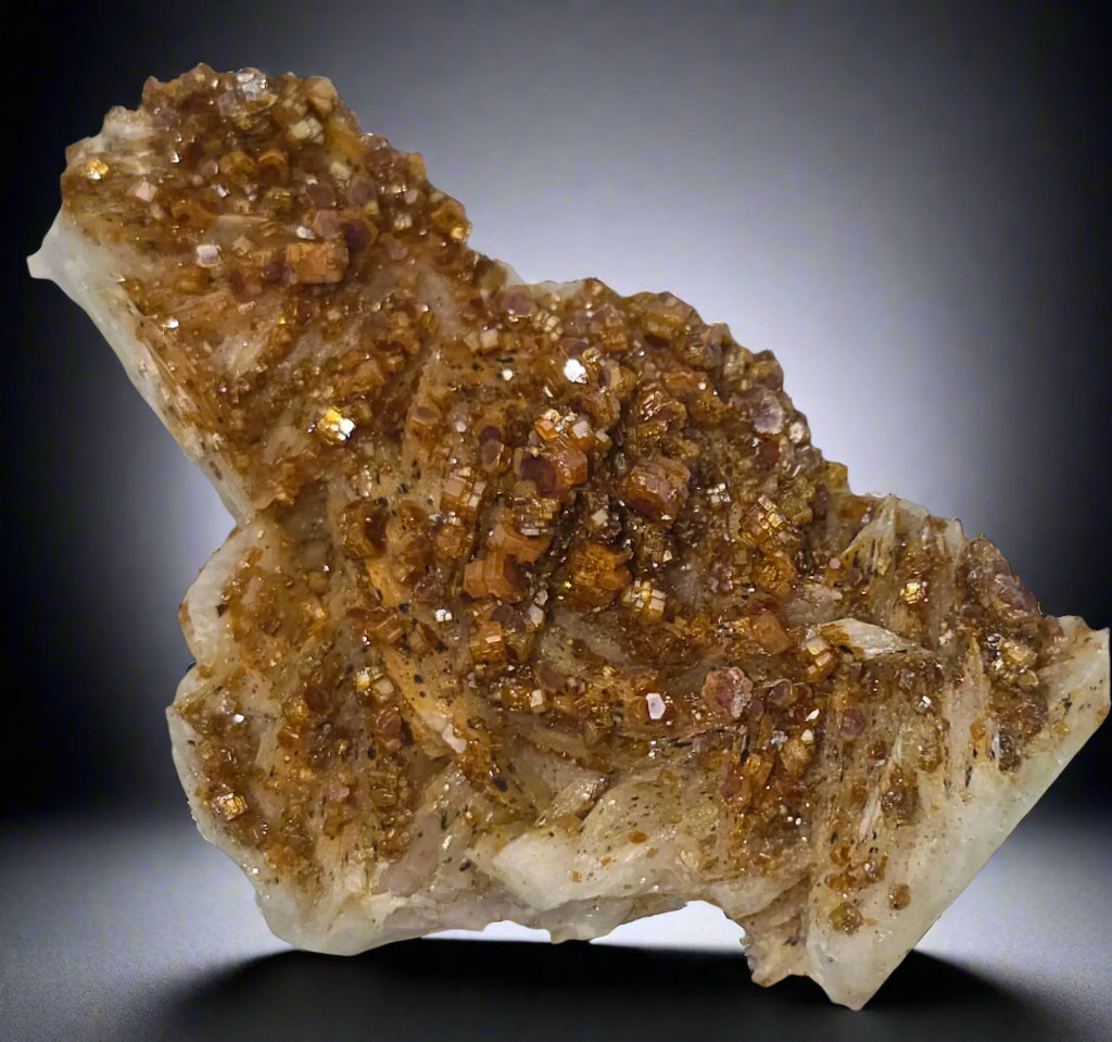 VANADINITE on BARYTE (small cabinet)