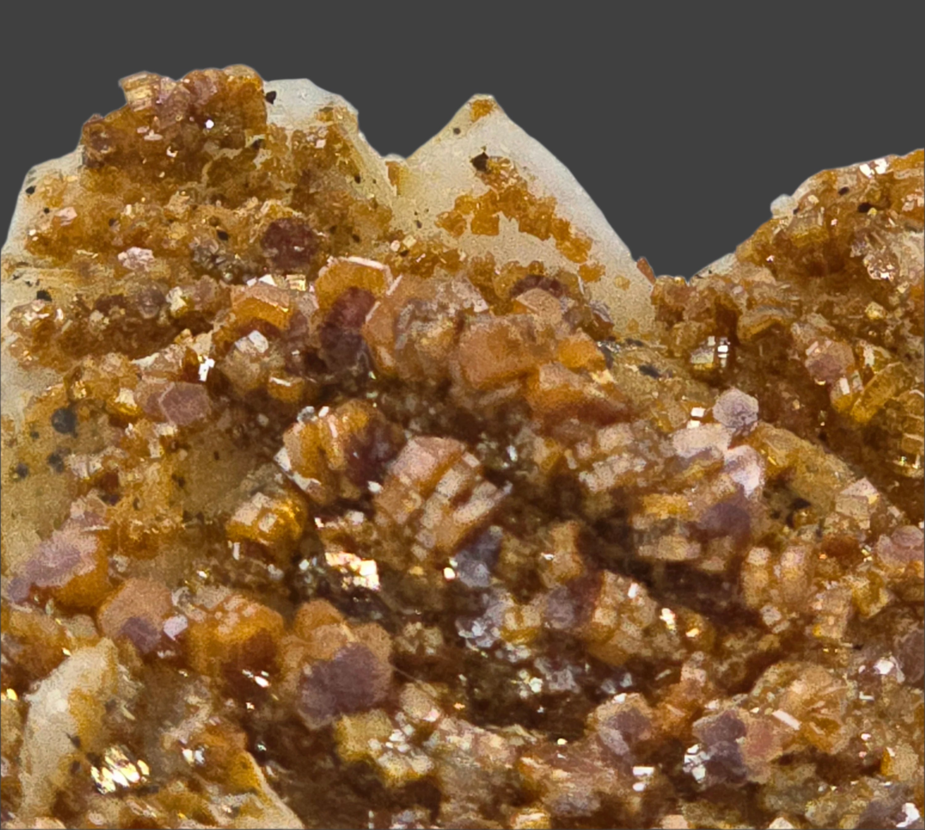 VANADINITE on BARYTE (small cabinet)
