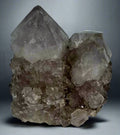 Amethyst Quartz Crystal Cluster from Brazil, natural mineral specimen with purple and clear points