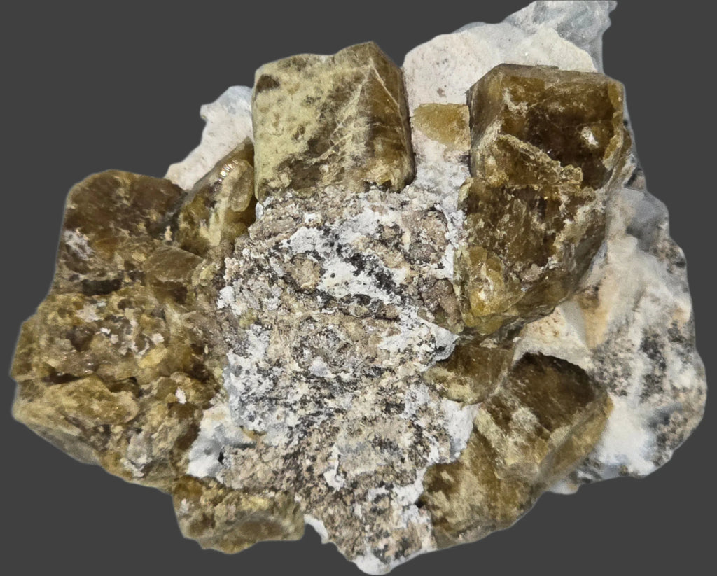 Fluorite mineral specimen with cubic crystals on matrix, classic locality specimen for collectors