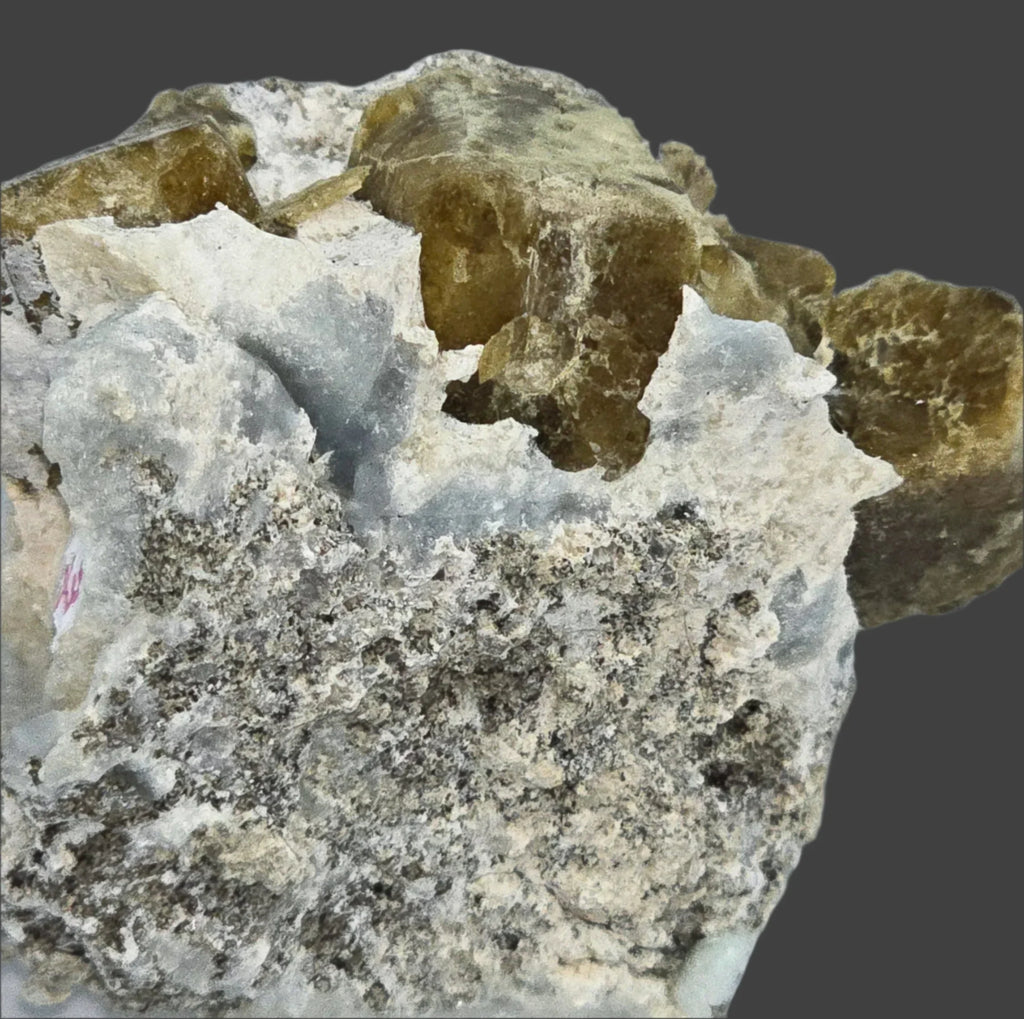 Fluorite on matrix, classic mineral specimen for collectors