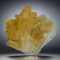 QUARTZ with LIMONITE, GRIMSEL, SWITZERLAND (miniature)