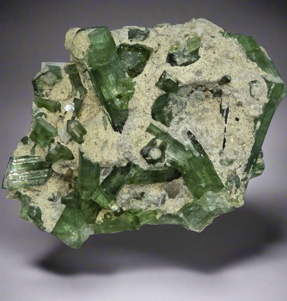 TOURMALINE on SCHIST miniature