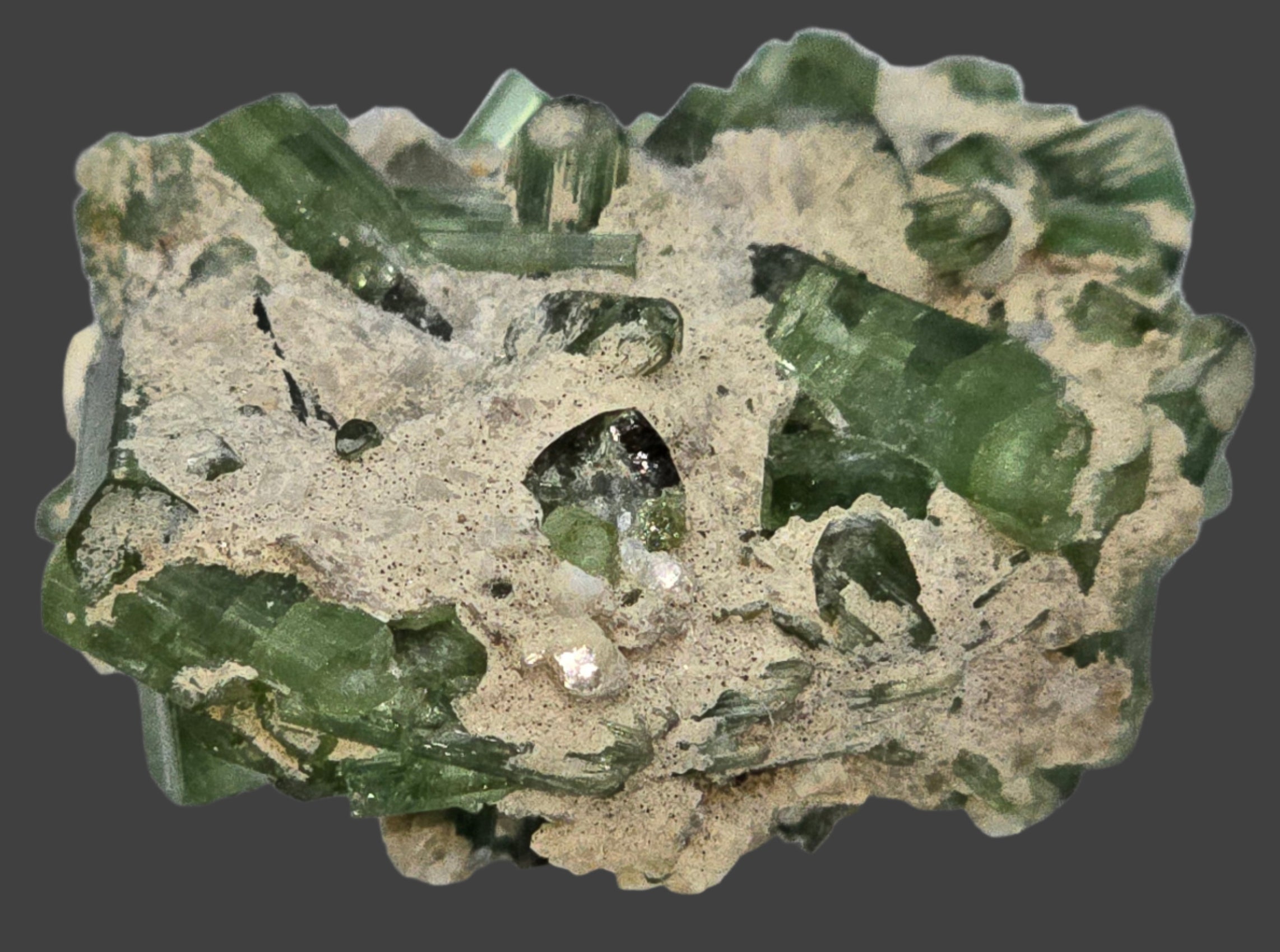 TOURMALINE on SCHIST miniature