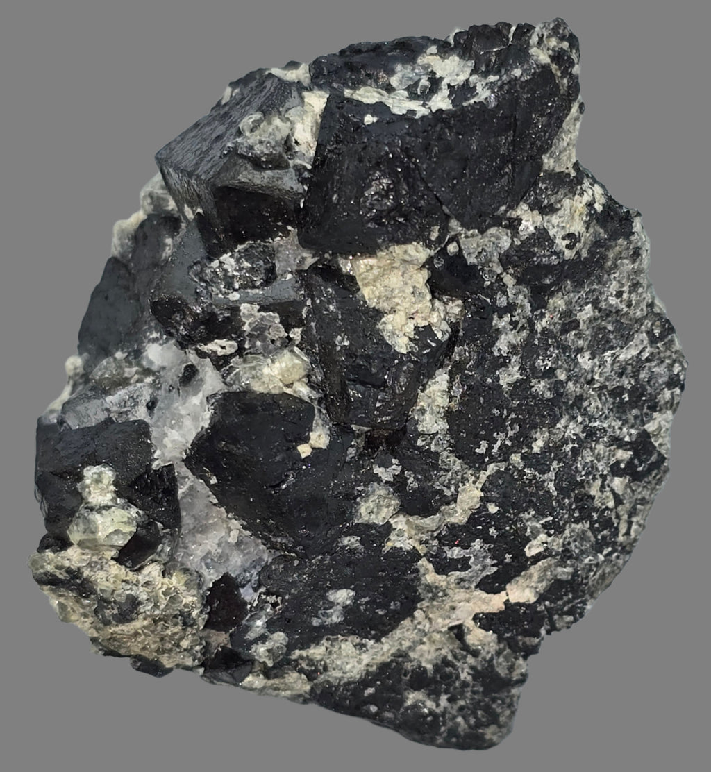 MAGNETITE with CALCITE (small cabinet)