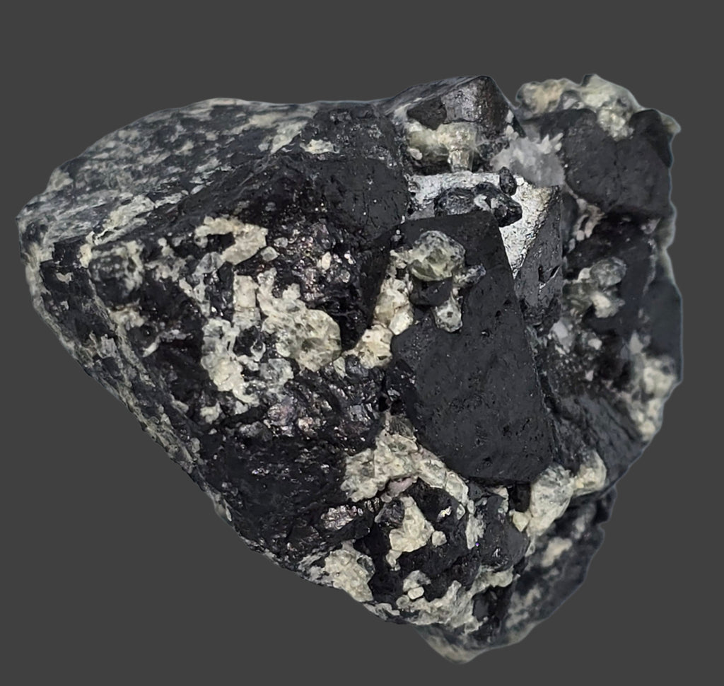 MAGNETITE with CALCITE (small cabinet)