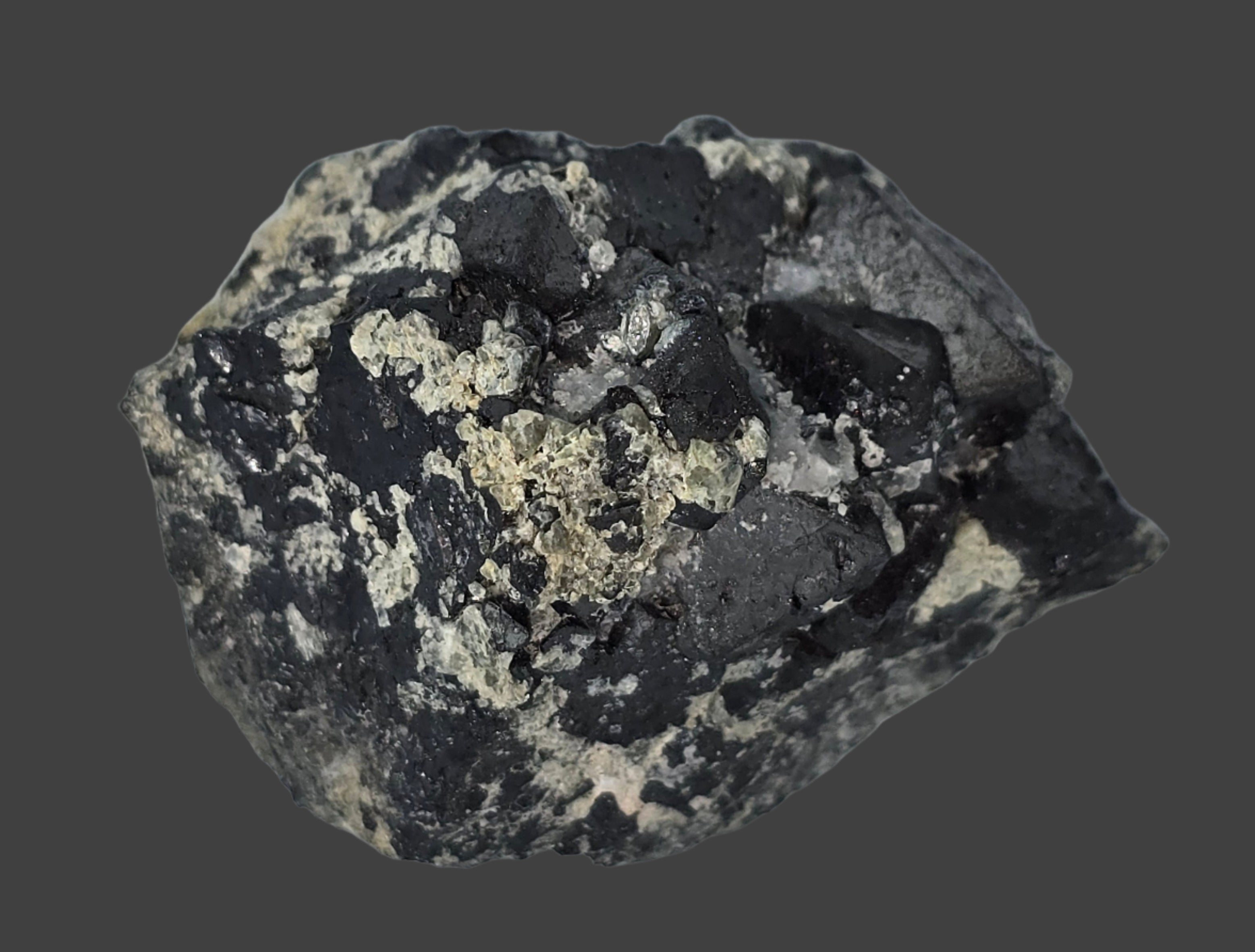 MAGNETITE with CALCITE (small cabinet)