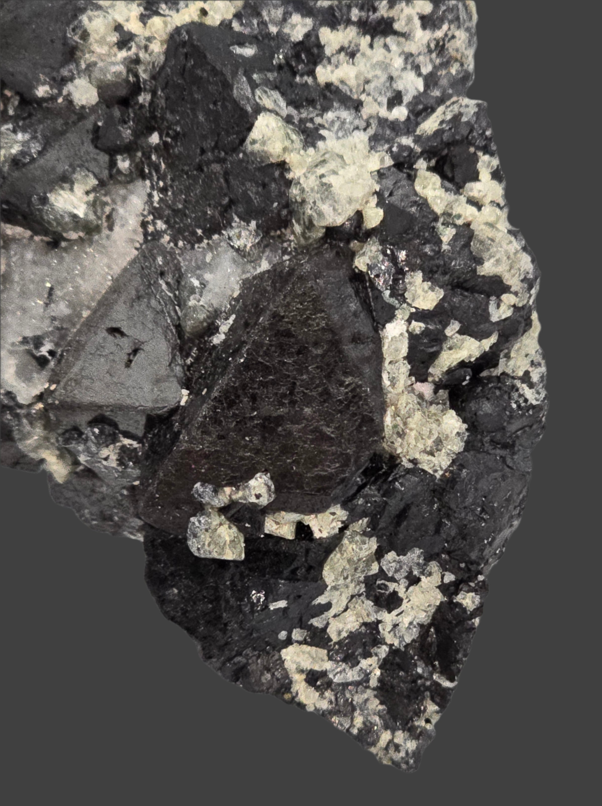 MAGNETITE with CALCITE (small cabinet)