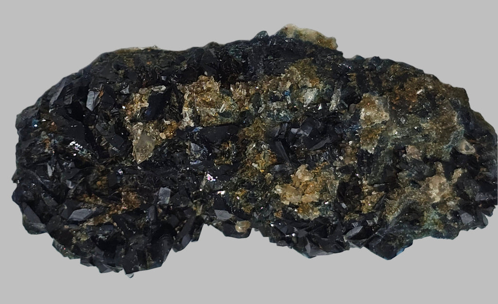 LAZULITE with GORMANITE (EXTREMELY RARE) with QUARTZ and CALCITE small cabinet