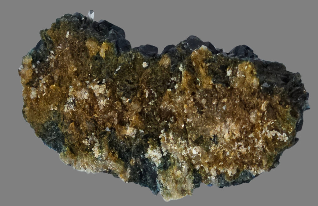 LAZULITE with GORMANITE (EXTREMELY RARE) with QUARTZ and CALCITE small cabinet