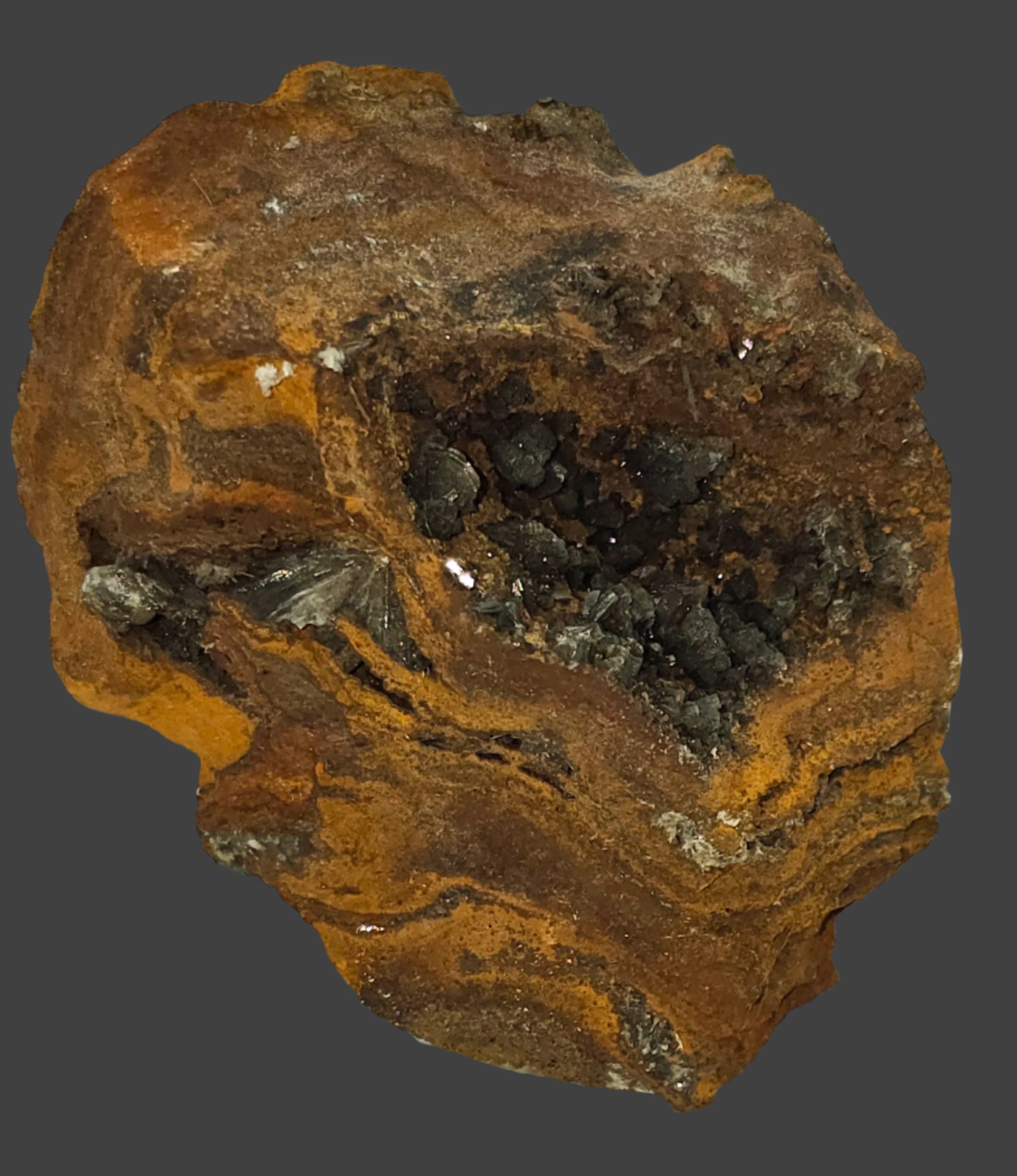 ADAMITE on LIMONITE (small cabinet)