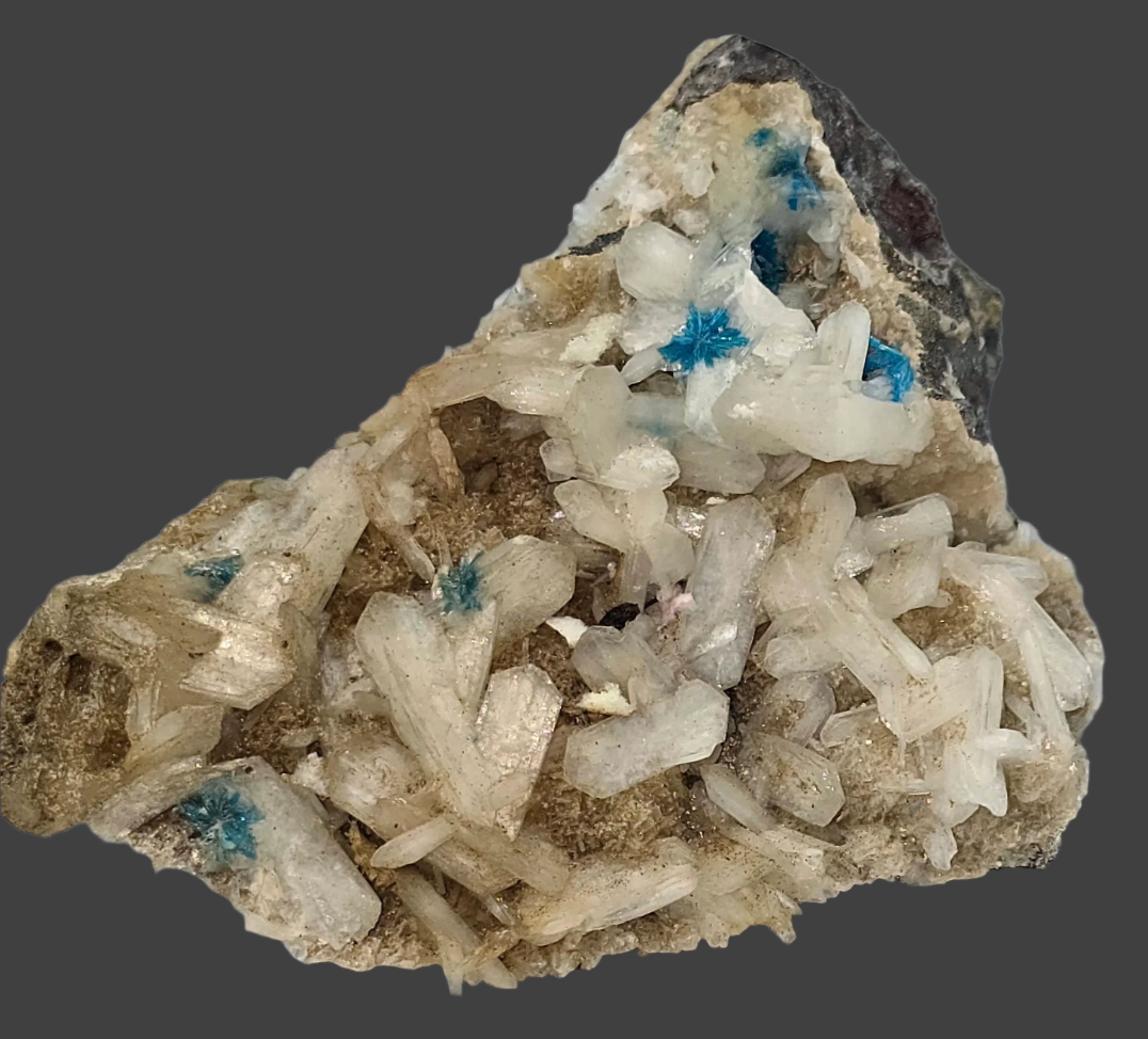 CAVANSITE with STILBITE (small cabinet)