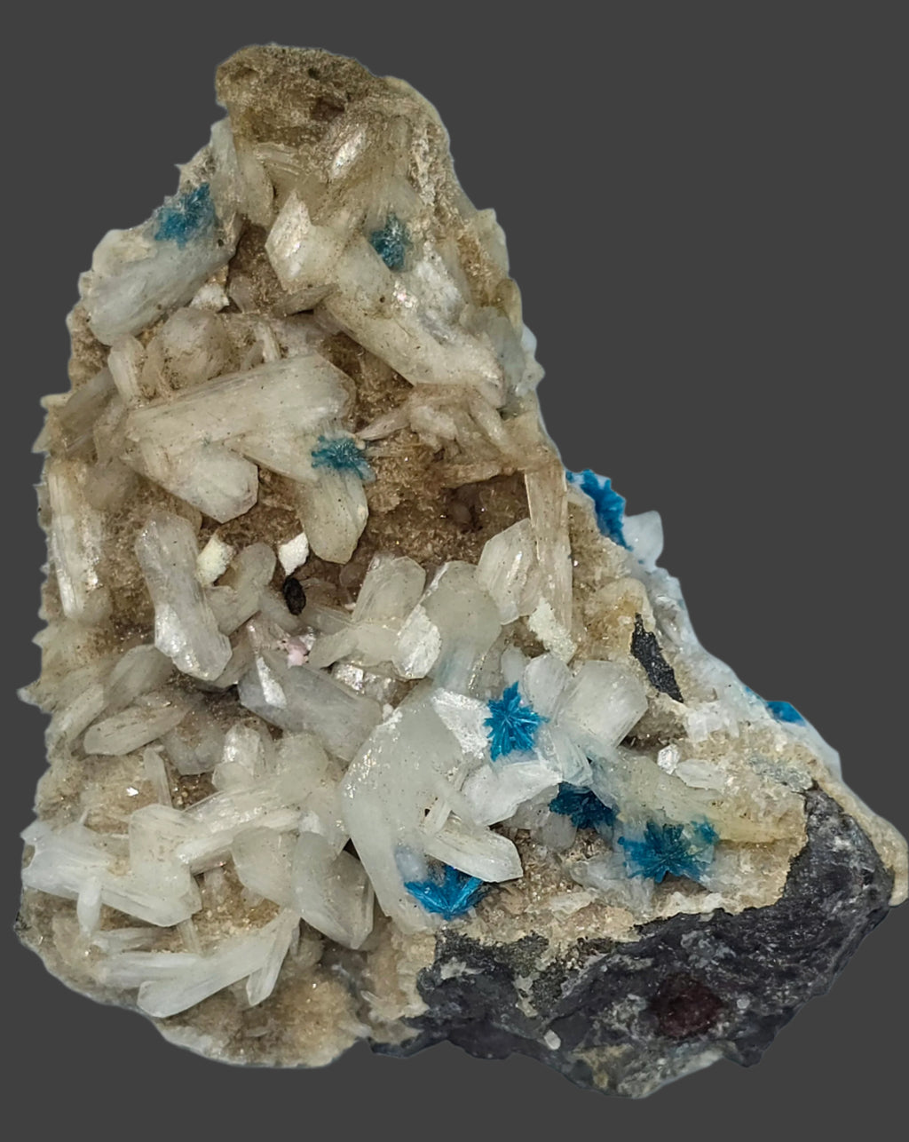 CAVANSITE with STILBITE (small cabinet)