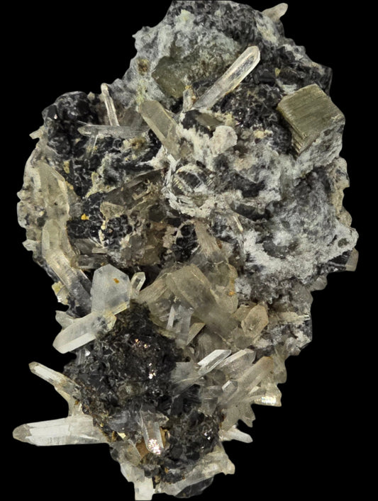 CHALCOPYRITE, PYRITE, QUARTZ