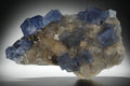 BLEU FLUORITE, Bingham, district de Hansonburg, comté de Sorocco, Nouveau-Mexique | Mine Blanchard (Portalas-Blanchard Mine), États-Unis (petite vitrine)