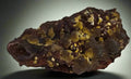 Hematite with yellow sulfur crystals from classic locality, mineral specimen for collectors