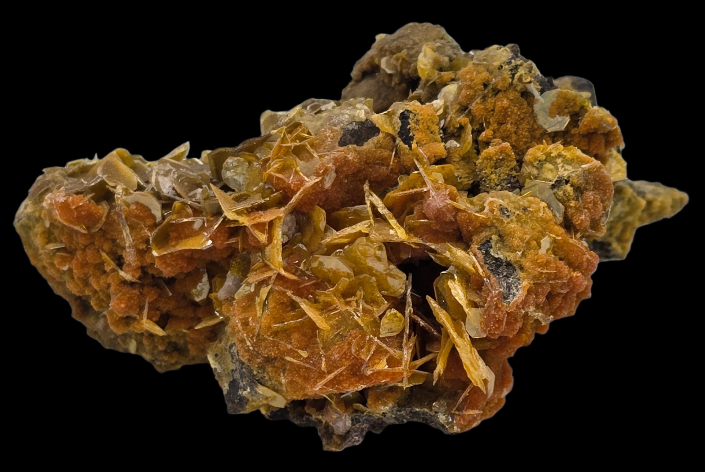 WULFENITE and MIMETITE (small cabinet)