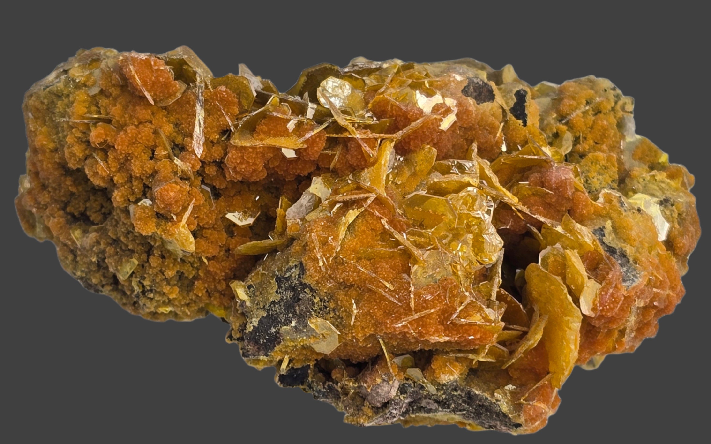 WULFENITE and MIMETITE (small cabinet)