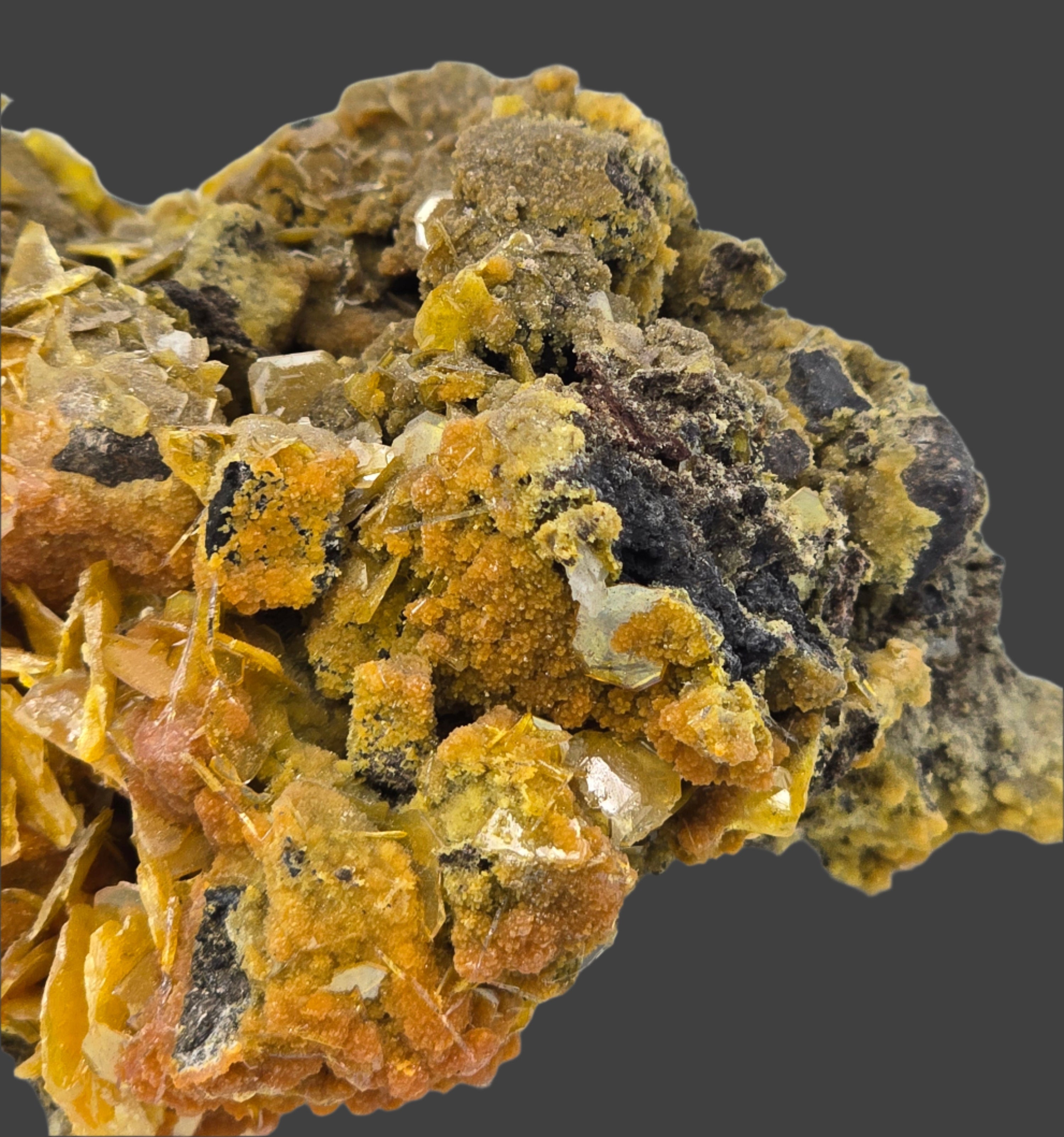 WULFENITE and MIMETITE (small cabinet)