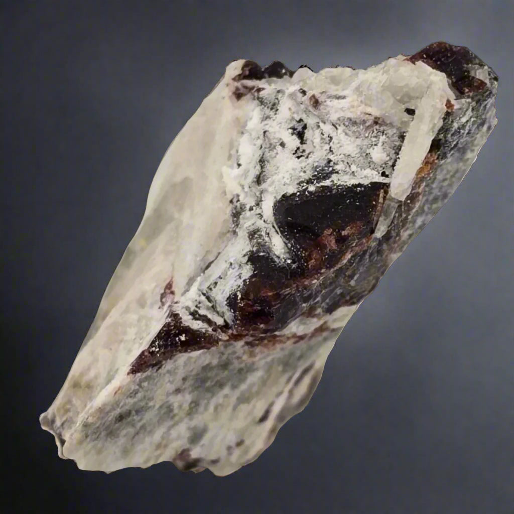 AEGIRINE ON MICROCLINE (miniature)