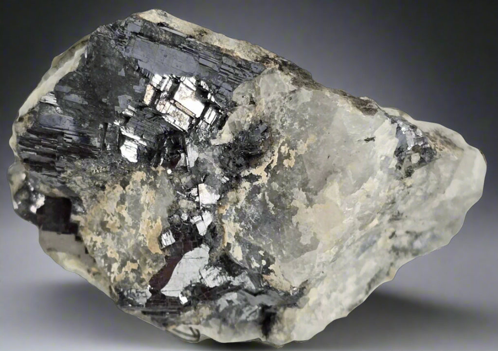 GALENA with QUARTZ (small cabinet)